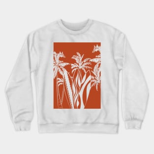 Palms sunset surf waves Crewneck Sweatshirt